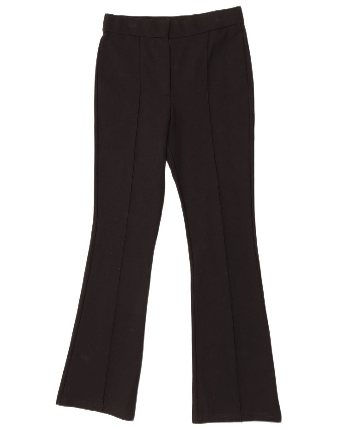 Pantaloni de costum pentru femei Bootcut Zara Mici L26 L29 Viscoză neagră