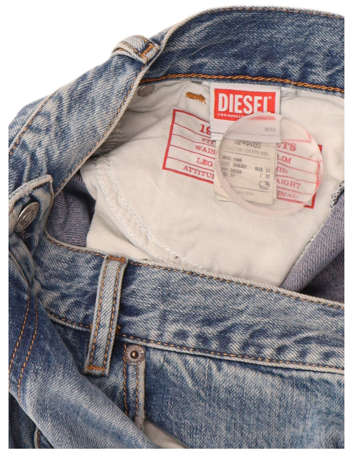 Blugi subțiri pentru bărbați Diesel W33 L28 Albastru