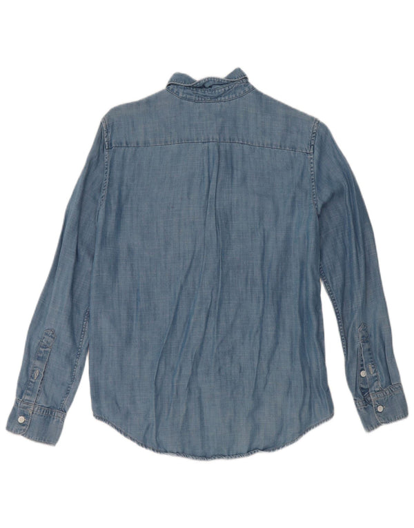 Cămașă de blugi Levi's Boyfriend Fit UK 2 2XS Blue Lyocell