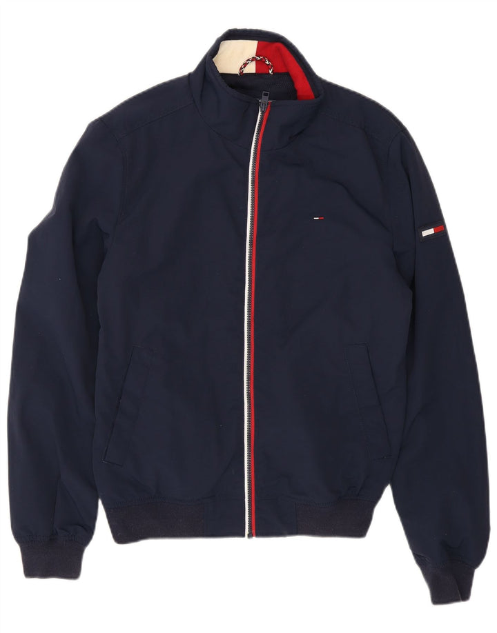 Jachetă bomber pentru bărbați Tommy Hilfiger UK 36 Poliamidă bleumarin mică