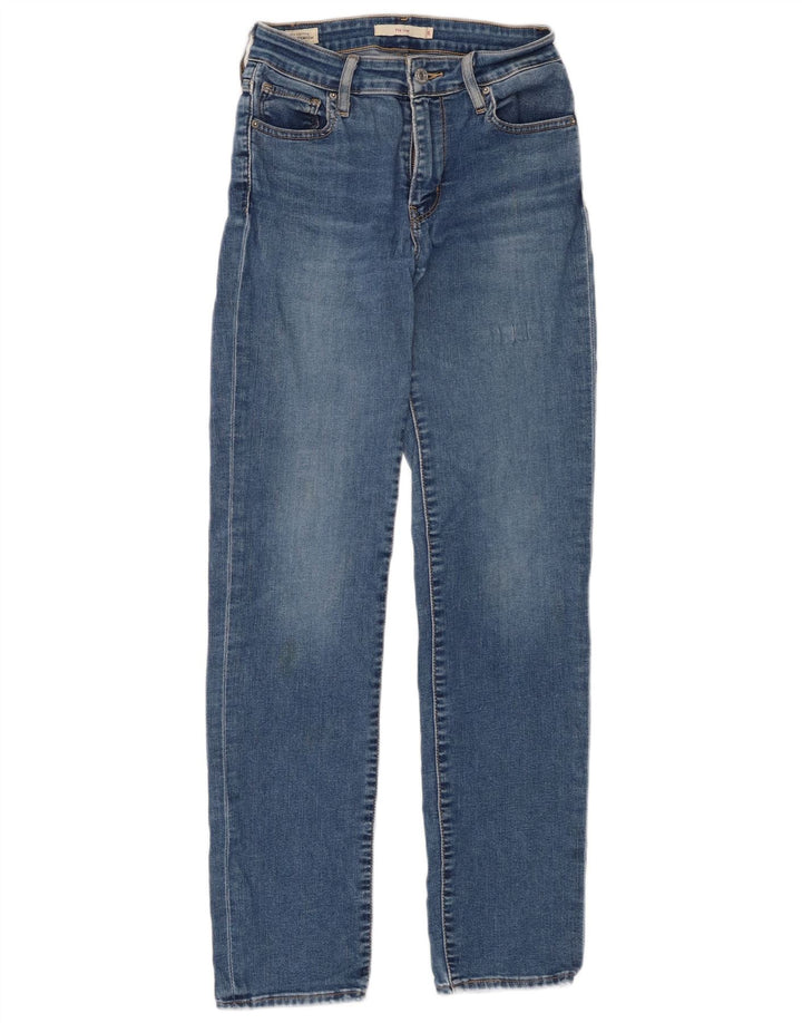 Blugi Levi's 712 Slim pentru femei W26 L30 Bumbac albastru