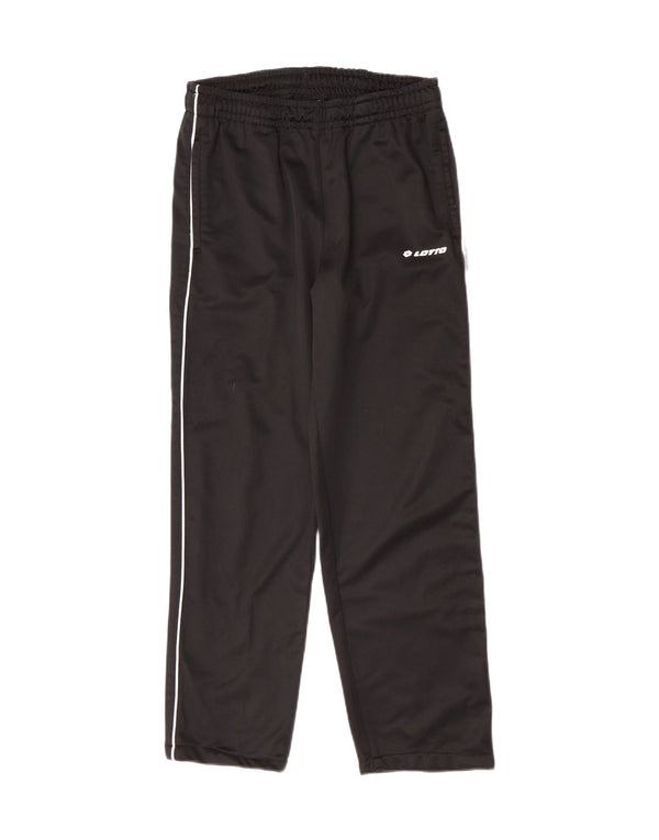 Pantaloni de trening Lotto pentru femei UK 12 Poliester mediu negru