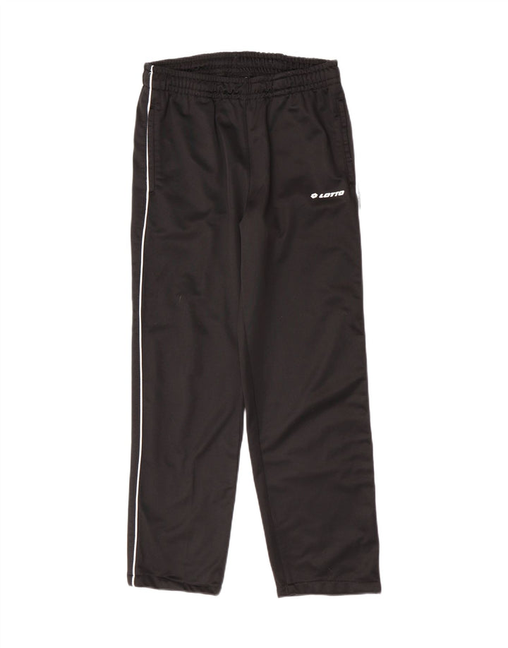 Pantaloni de trening Lotto pentru femei UK 12 Poliester mediu negru
