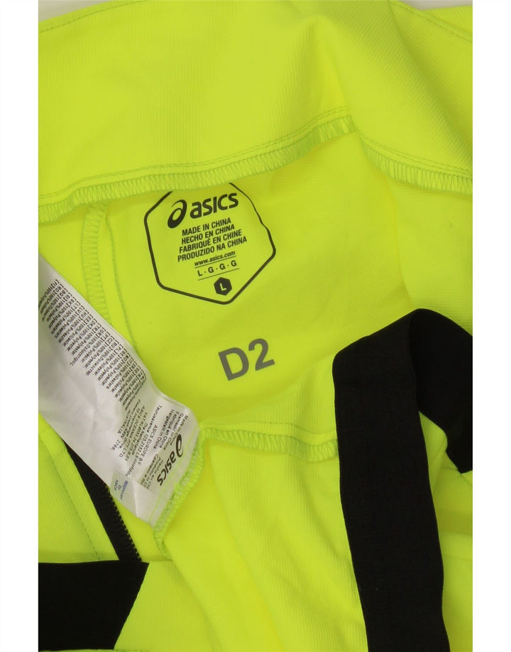 Jachetă de trening Asics fără mâneci pentru bărbați, mare, verde, colorblock