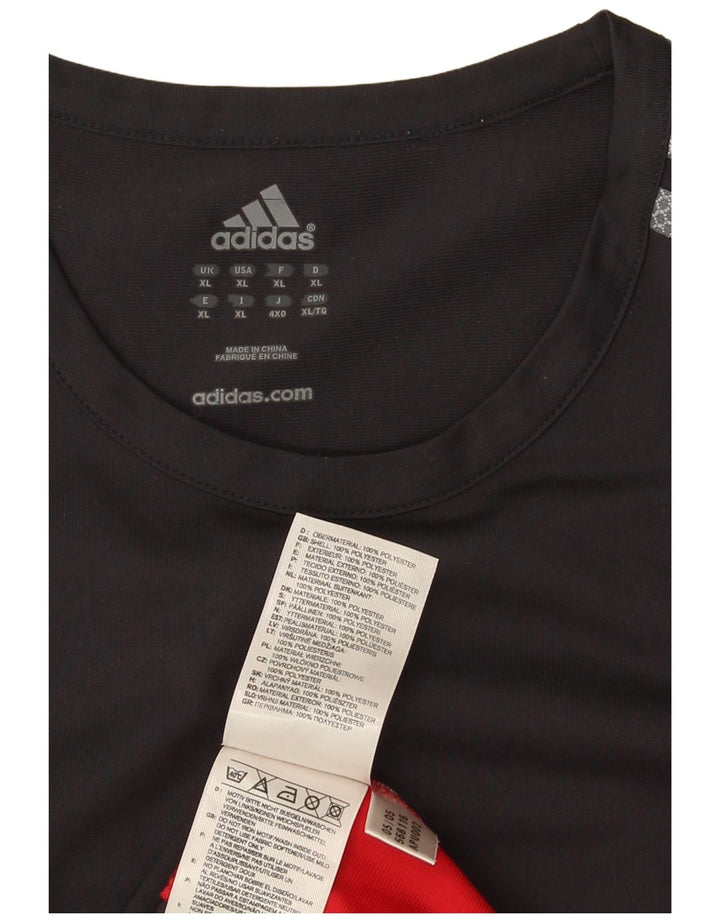 Adidas Climacool Vest Top XL Gri Poliester Colorblock