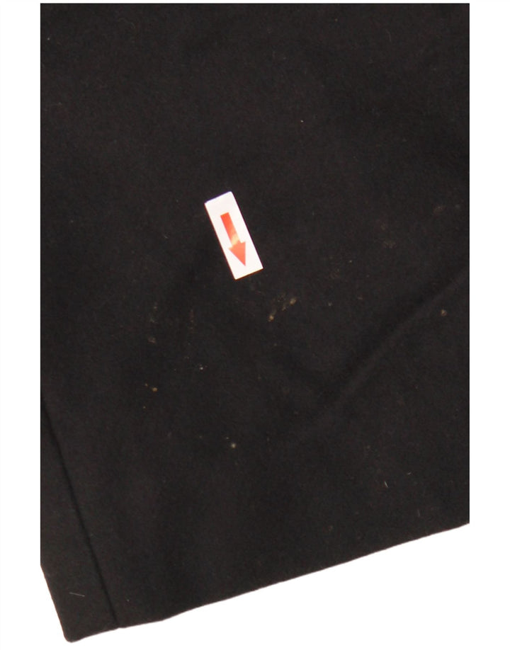 Cos Pardesiu cu glugă pentru femei EU 36 Lână neagră mică