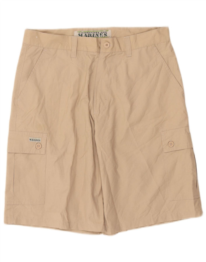 Pantaloni scurti cargo vintage pentru bărbați IT 48 Medium W32 Bej