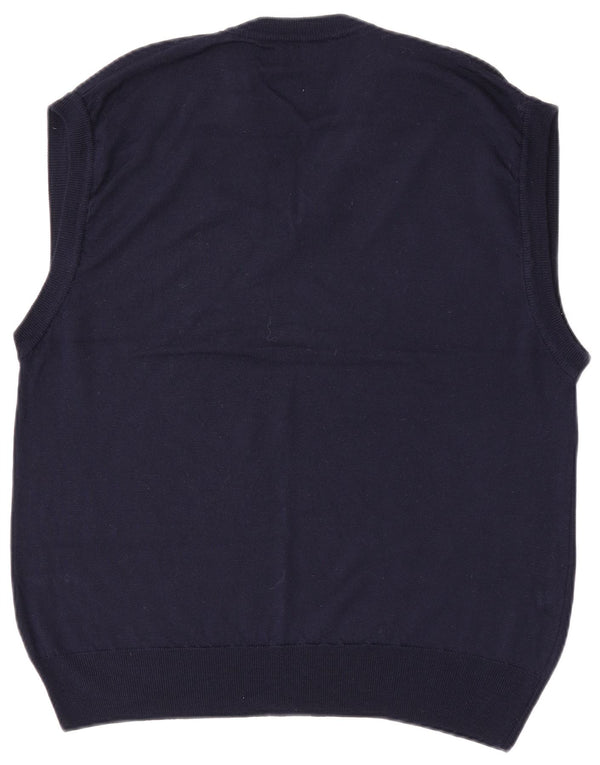 North Pole Mens Vest Tank Top XL Lână bleumarin