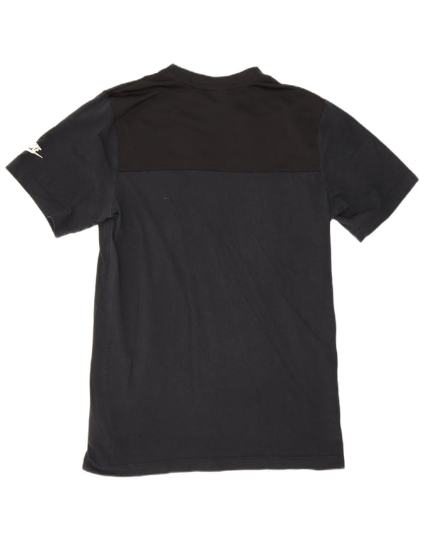 Tricou grafic Nike pentru bărbați Top mic, negru, bumbac