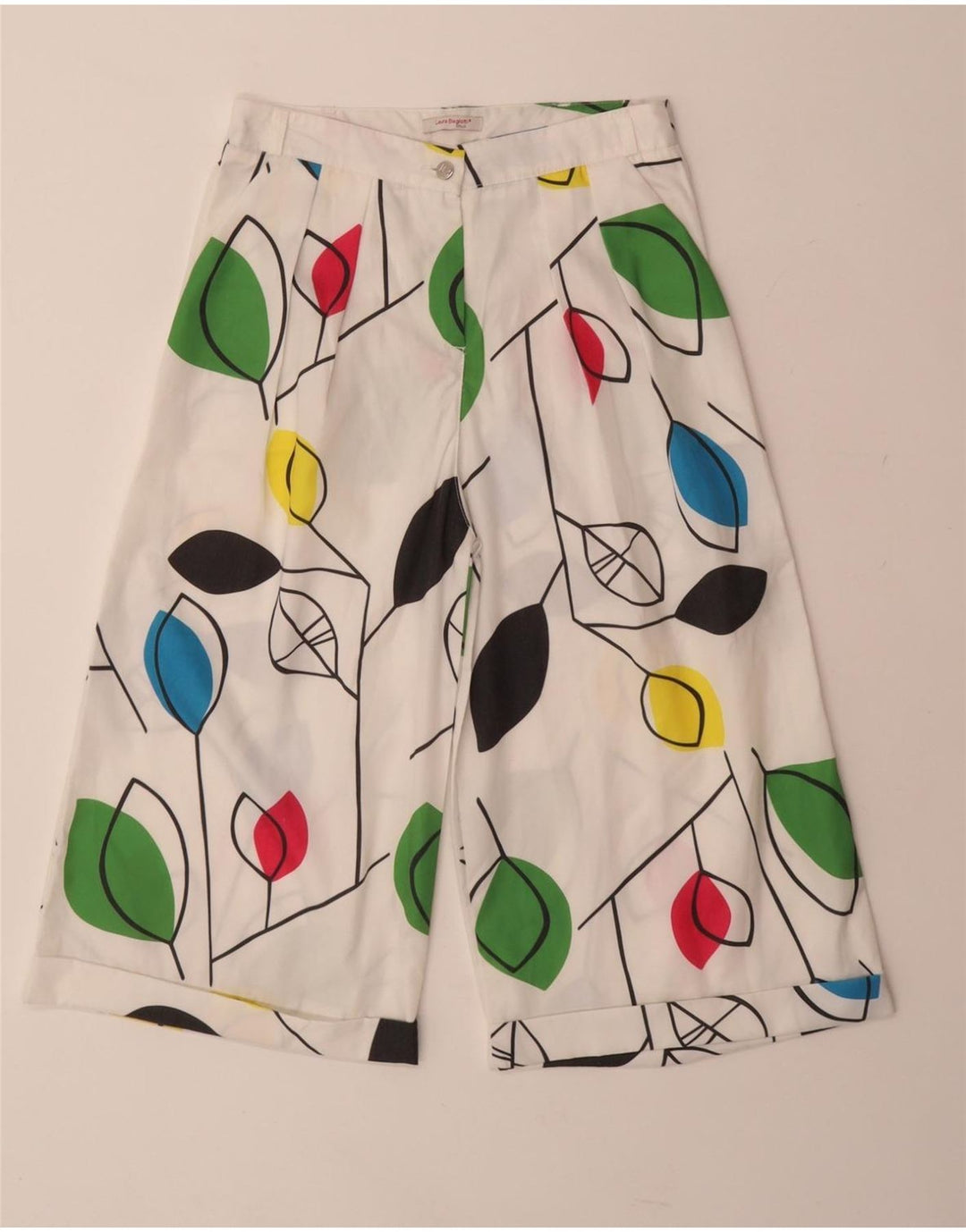 LAURA BIAGIOTTI Pantaloni Pantaloni Casual Fete 13-14 Ani W25 Alb Floral