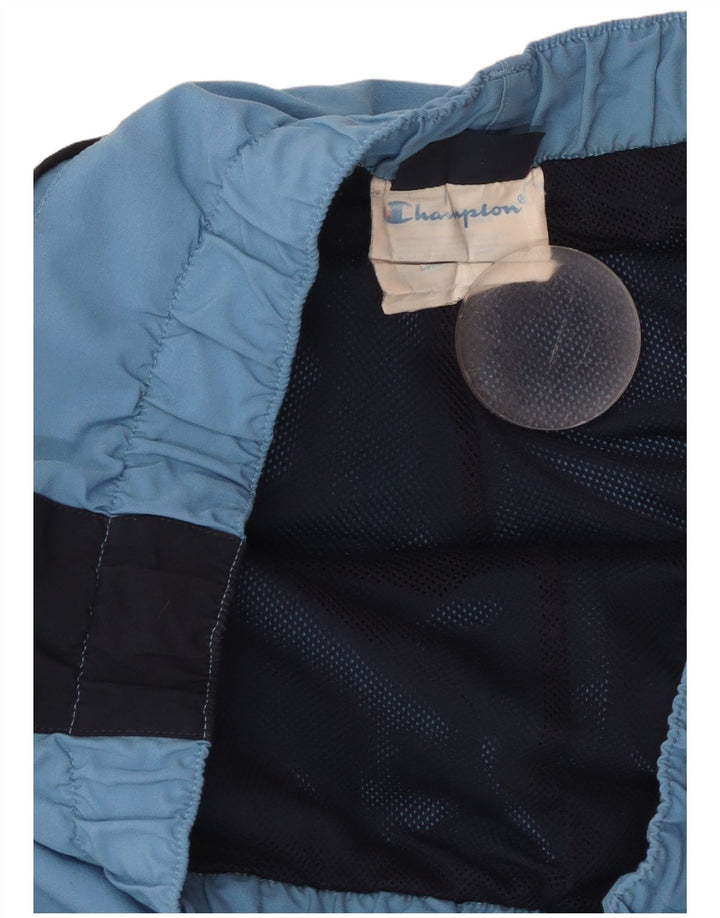Pantaloni scurți de înot pentru bărbați CHAMPION, albastru mediu, poliester color bloc