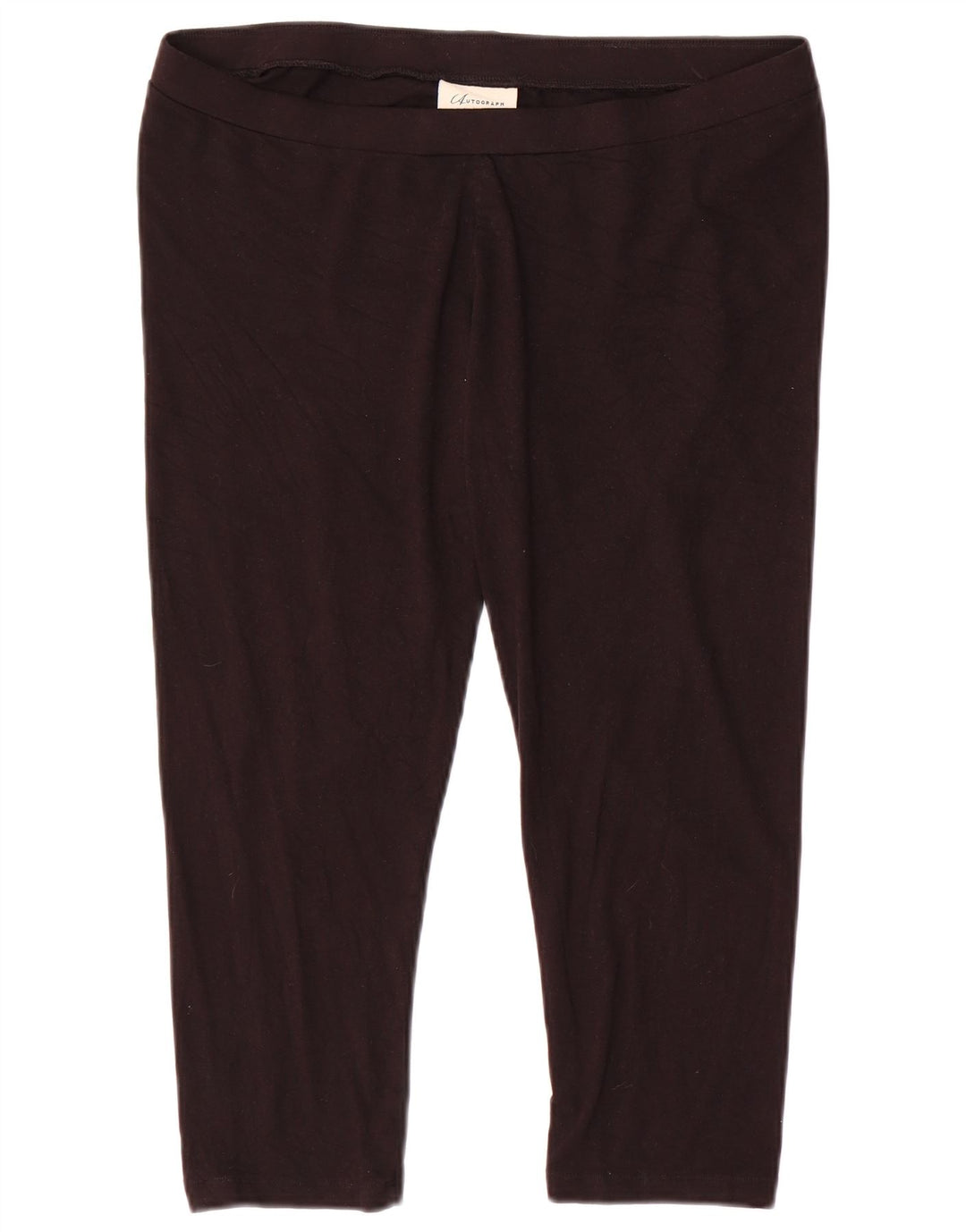 Leggings Capri pentru femei Marks & Spencer UK 10 Small Black Viscose