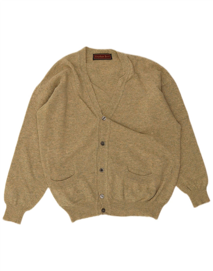 Cardigan Vintage pentru bărbați XL Lână verde