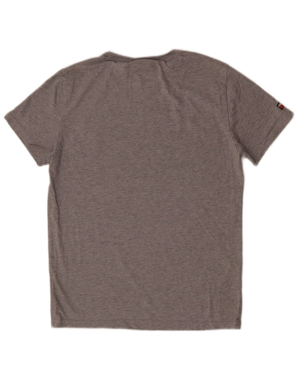 Tricou grafic Superdry pentru bărbați, top mare, gri, bumbac