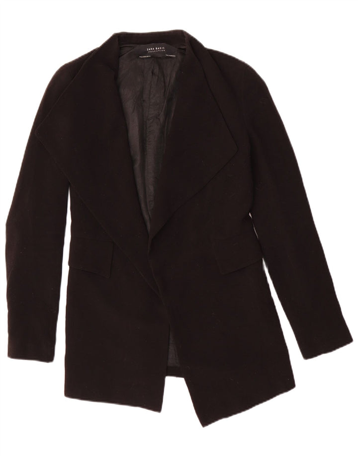 Jachetă Blazer pentru femei Zara UK 6 XS Negru Poliester
