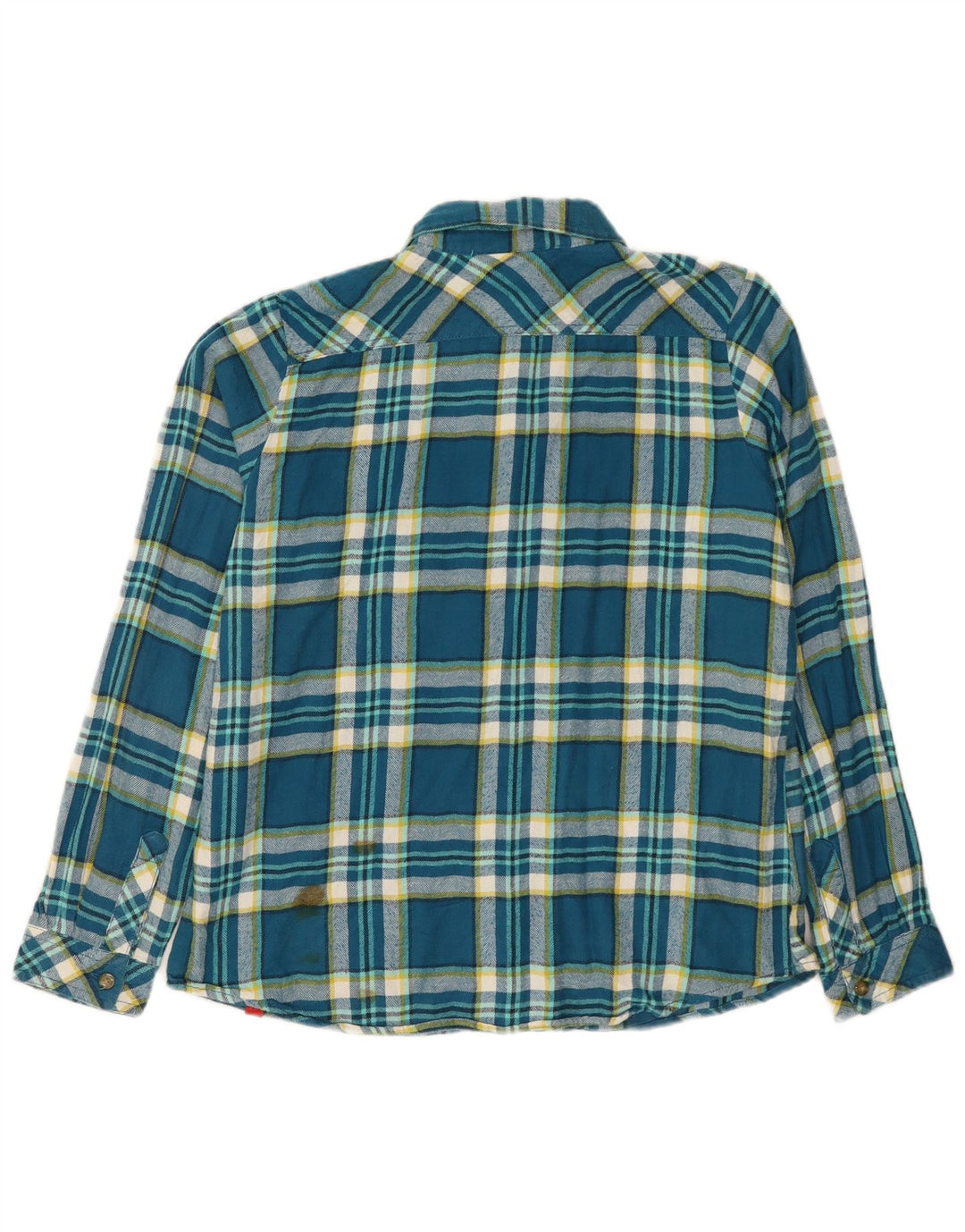Cămașă de flanel pentru femei Dickies UK 14, bumbac carouri albastru mediu