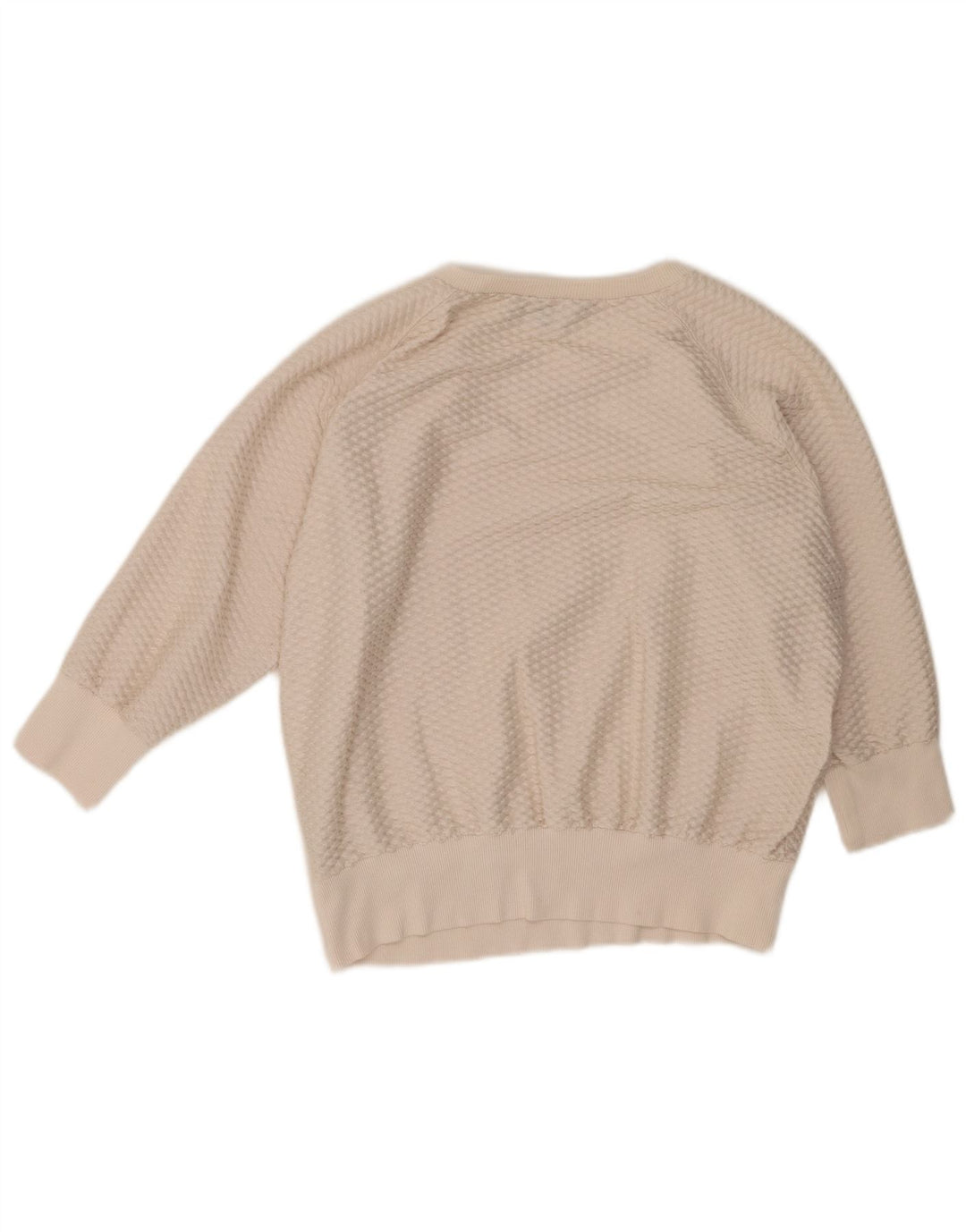 FRENCH CONNECTION Womens Crew Neck Jumper Sweater UK 16 Large Off White