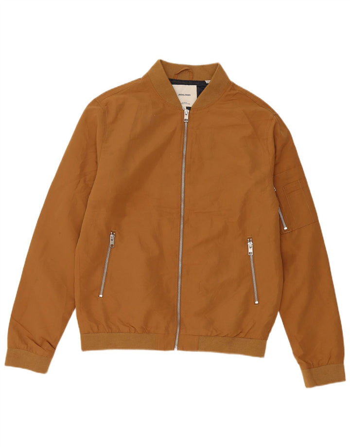Jack & Jones Bomber Jacket pentru bărbați UK 36 Poliester maro mic