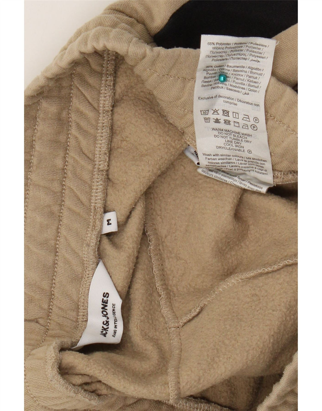 Jack & Jones Pantaloni de trening pentru bărbați Pantaloni de jogging Medium Bej Colorblock