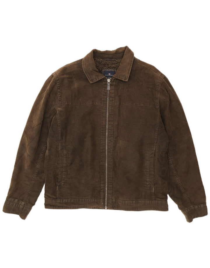 Geacă bomber pentru bărbați Marks & Spencer UK 40 mare, maro, bumbac