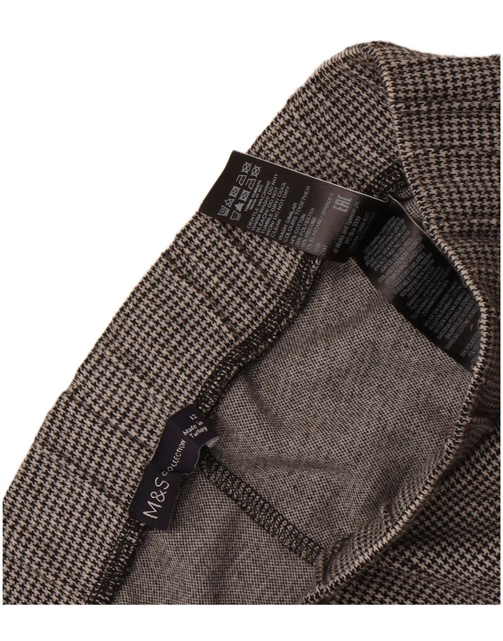 Pantaloni tăiați pentru femei Marks & Spencer UK 12 Medium W28 L24 Gri