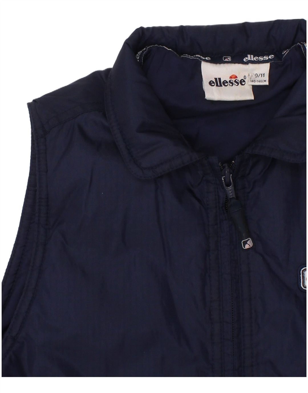 Gilet căptușit cu pulover pentru băieți Ellesse 10-11 ani Poliester bleumarin