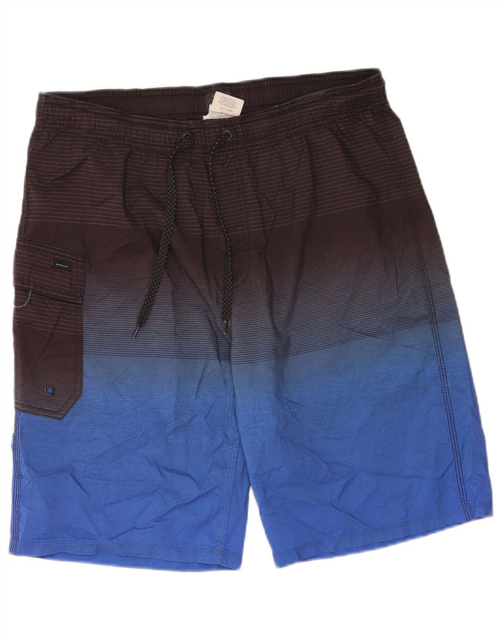 Pantaloni scurți de înot Cargo Rip Curl pentru bărbați, albastru mediu, poliester color bloc
