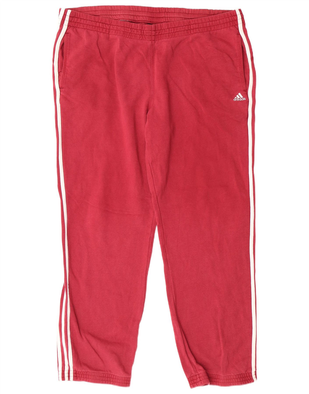 Pantaloni de trening ADIDAS pentru bărbați 2XL bumbac burgundă