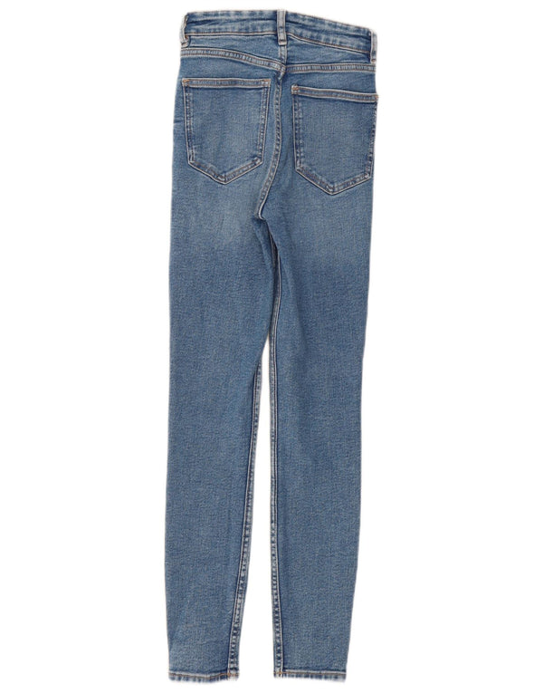 Blugi skinny dama Zara EU 34 2XS L24 L28 Bumbac albastru