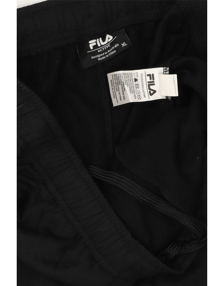 Pantaloni de trening Fila pentru bărbați XL poliester negru