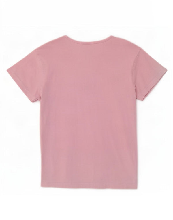 Tricou cu grafic Fila pentru femei Top UK 16 Large Pink Bumbac