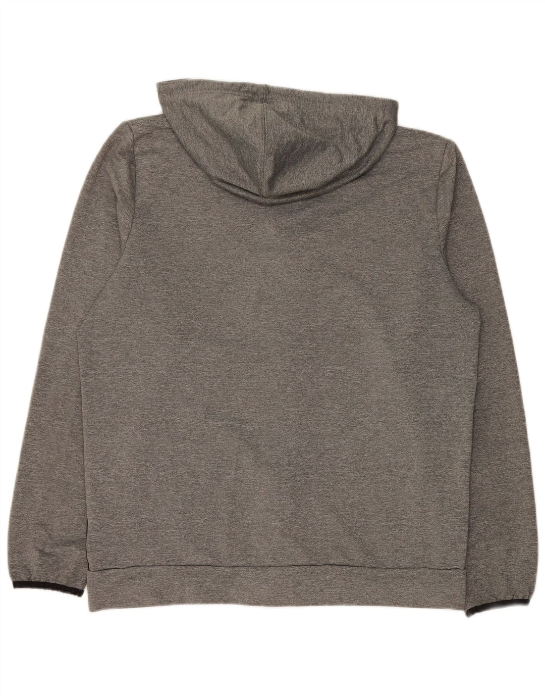 PUMA Mens Zip Hoodie Sweater Large Grey Colourblock Polyester