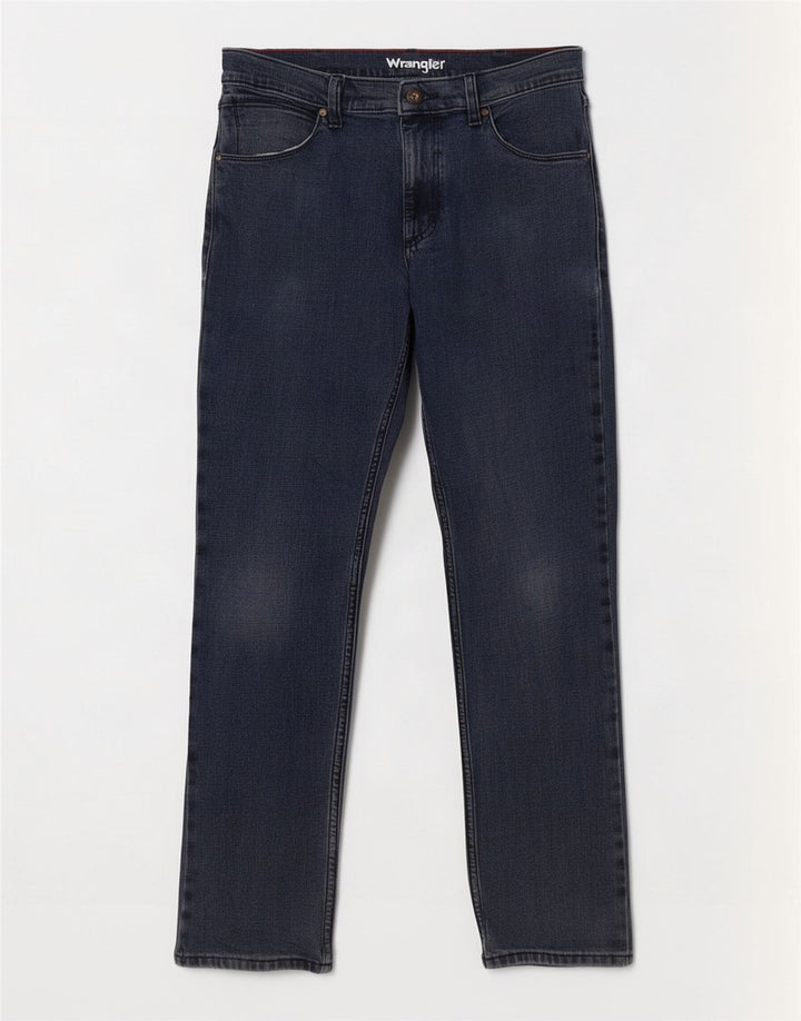 Blugi slim pentru bărbați Wrangler W32 L32 bumbac bleumarin
