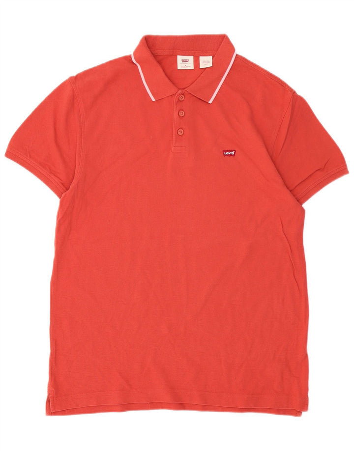 Cămașă polo pentru bărbați LEVI'S, cu ajustare standard, roșu mediu