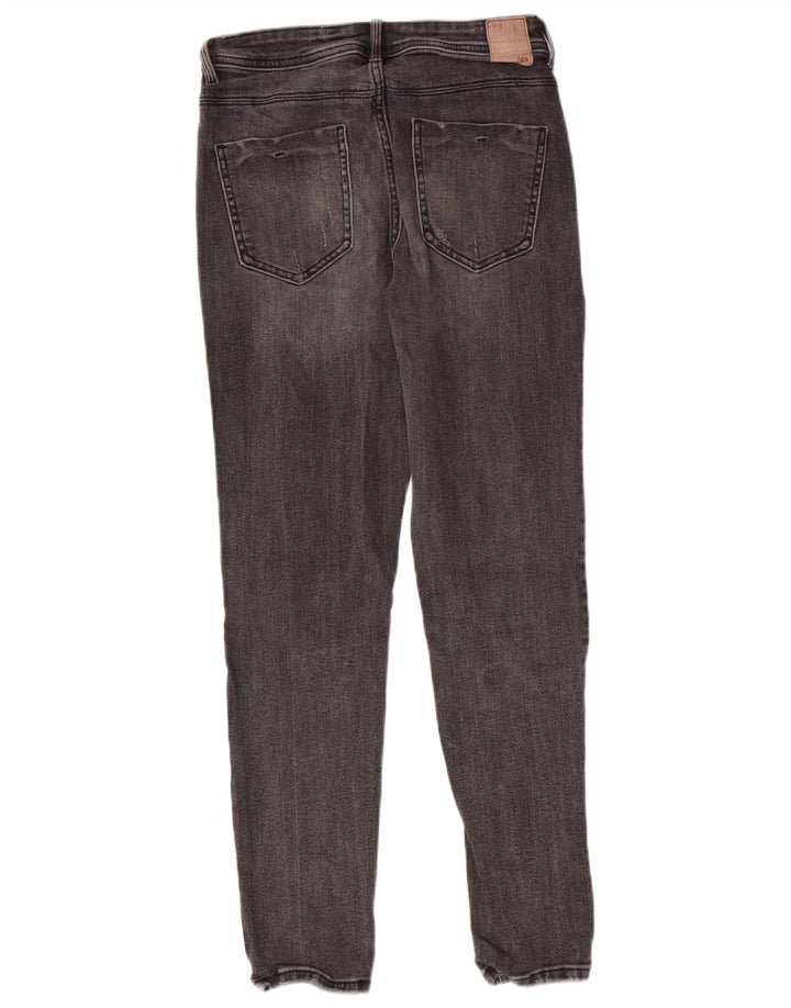 Blugi skinny de damă Zara EU 38 Mici W28 L27 Gri Bumbac Classic