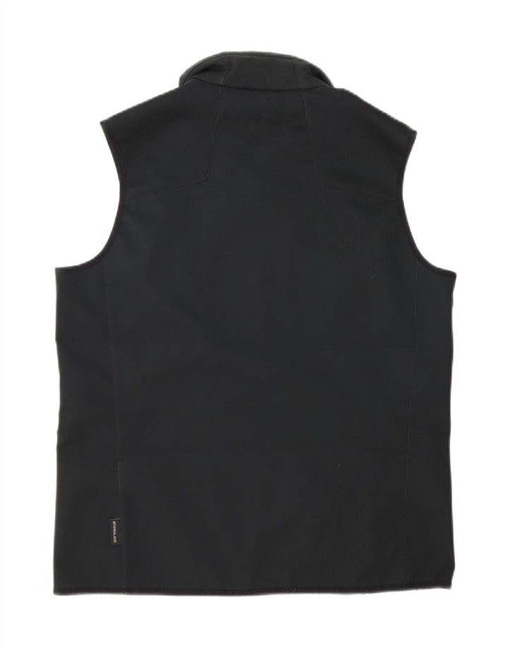 Jack Wolfskin Gilet pentru bărbați UK 40, mare, negru, poliester