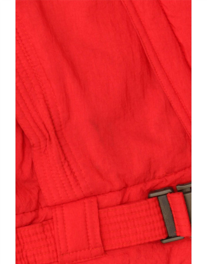 Jachetă căptușită Vintage pentru femei UK 18 XL Roșu