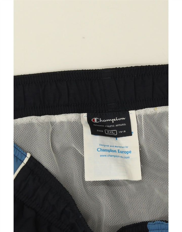 Pantaloni scurți de înot Champion pentru bărbați, 2XL, bleumarin, poliamidă color bloc