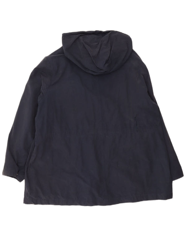 Jachetă parka cu glugă pentru femei Marks & Spencer UK 24 4XL Bumbac bleumarin