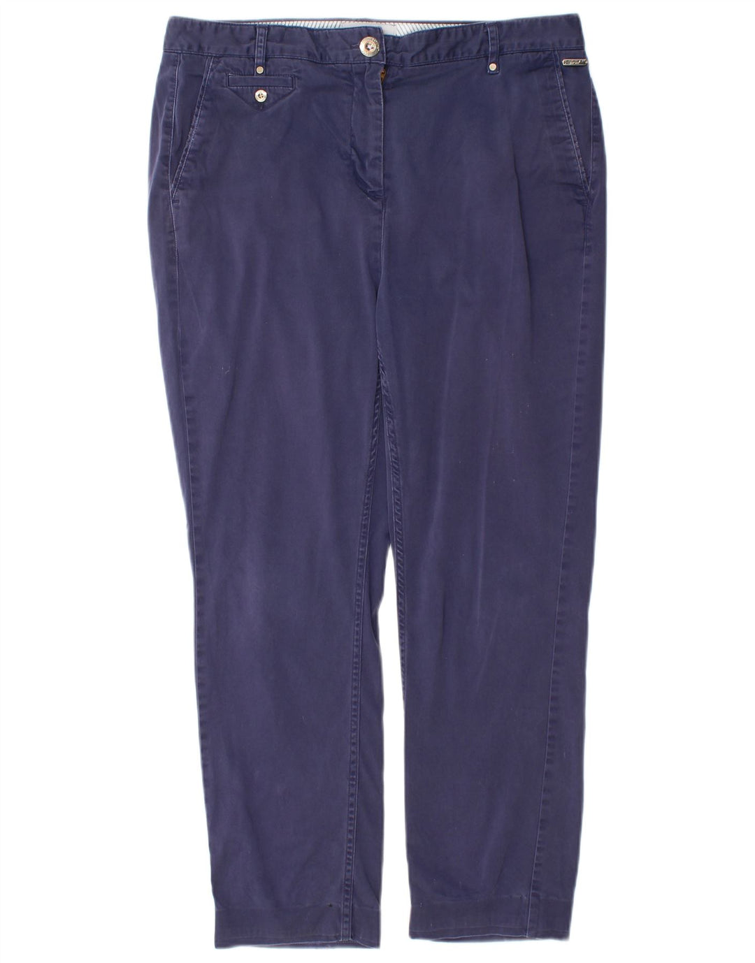 MARKS & SPENCER Pantaloni chino pentru femei UK 12 Medium W30 L26 Bleumarin