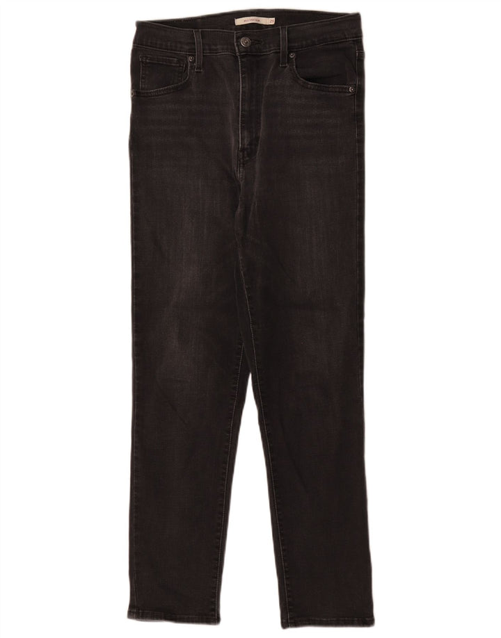 Blugi Levi's Mile High Slim pentru femei W29 L26 bumbac negru