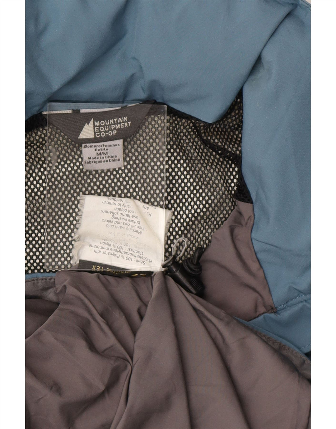 MOUNTAIN EQUIPMENT Jachetă de ploaie cu glugă pentru femei UK 14 Poliester albastru mediu