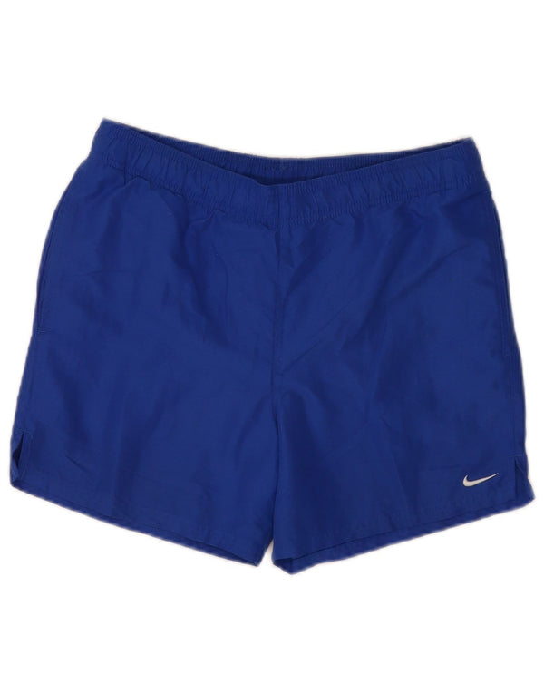 Pantaloni scurți sport Nike pentru bărbați Graphic Regular Sport mici, albastru din poliester