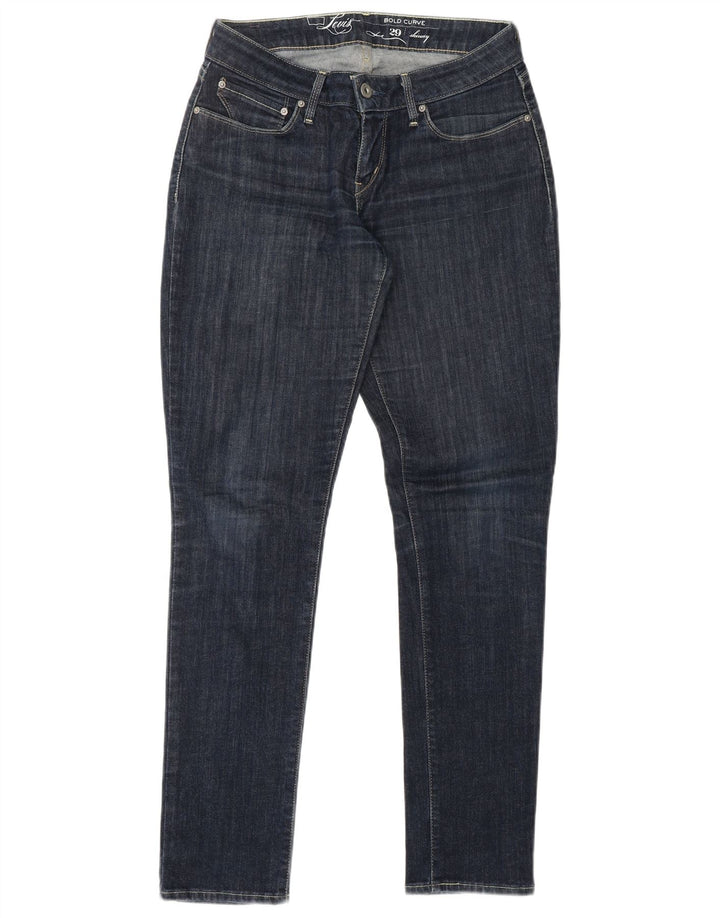 Blugi skinny LEVI'S Bold Curve pentru femei W29 L32 bumbac bleumarin