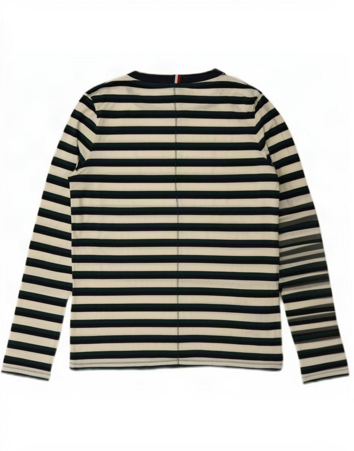 Top pentru bărbați Tommy Hilfiger cu mânecă lungă Lyocell cu dungi verzi mici