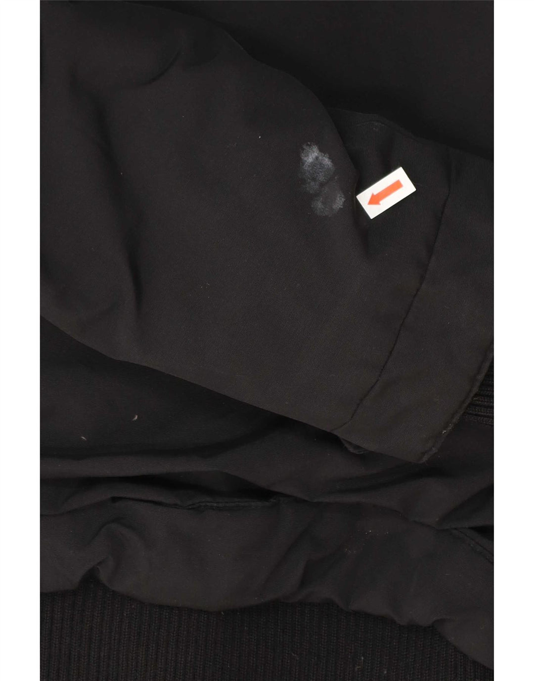 Jachetă căptușită cu glugă Woolrich pentru femei UK 14 Poliester mediu negru