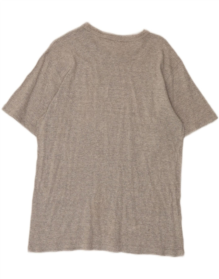 Tricou grafic pentru bărbați Champion Top din bumbac gri mediu