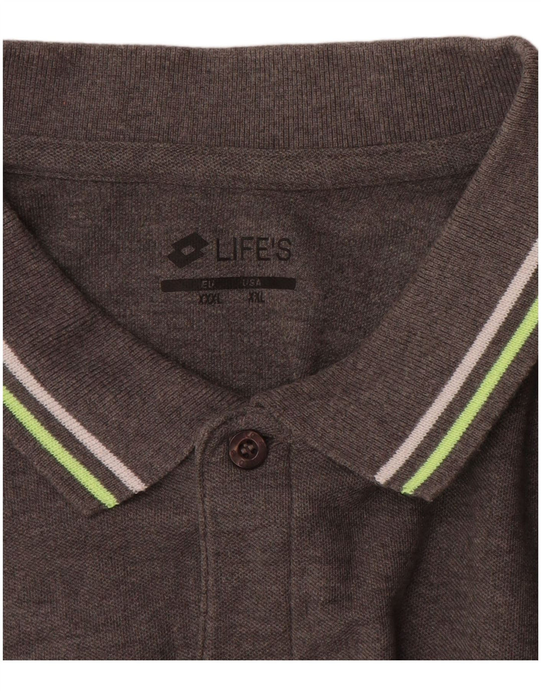 Tricou polo LOTTO pentru bărbați 2XL bumbac gri