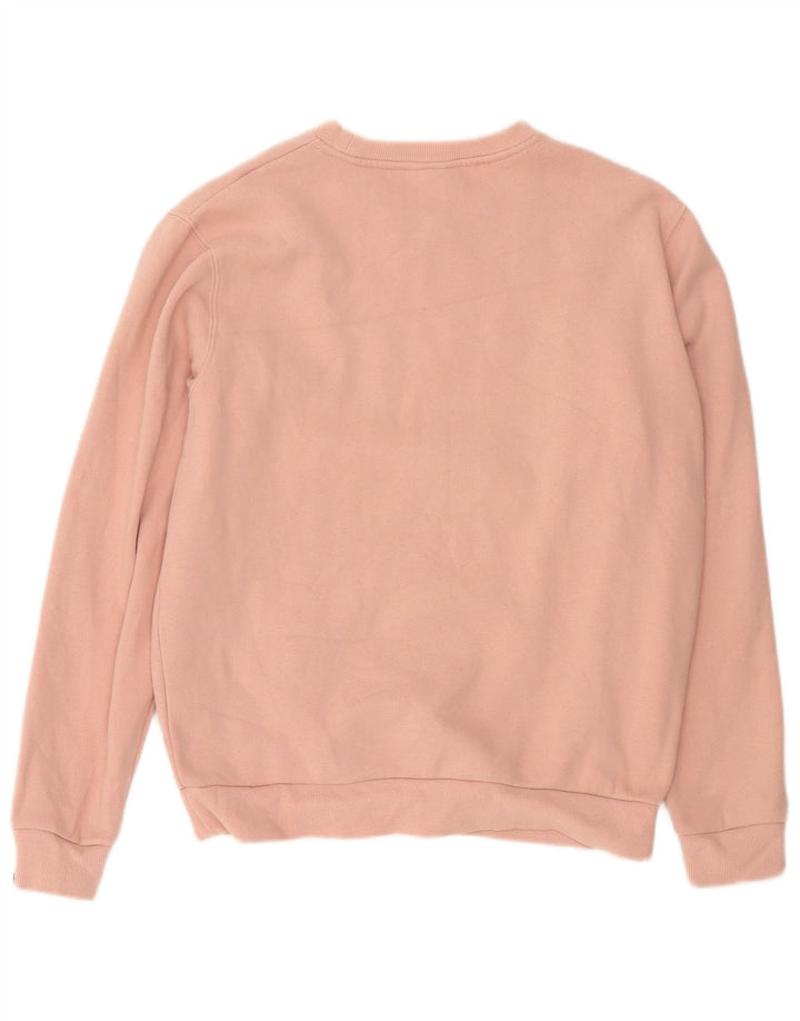Pulover supradimensionat pentru femei Ellesse UK 10 Bumbac roz mic