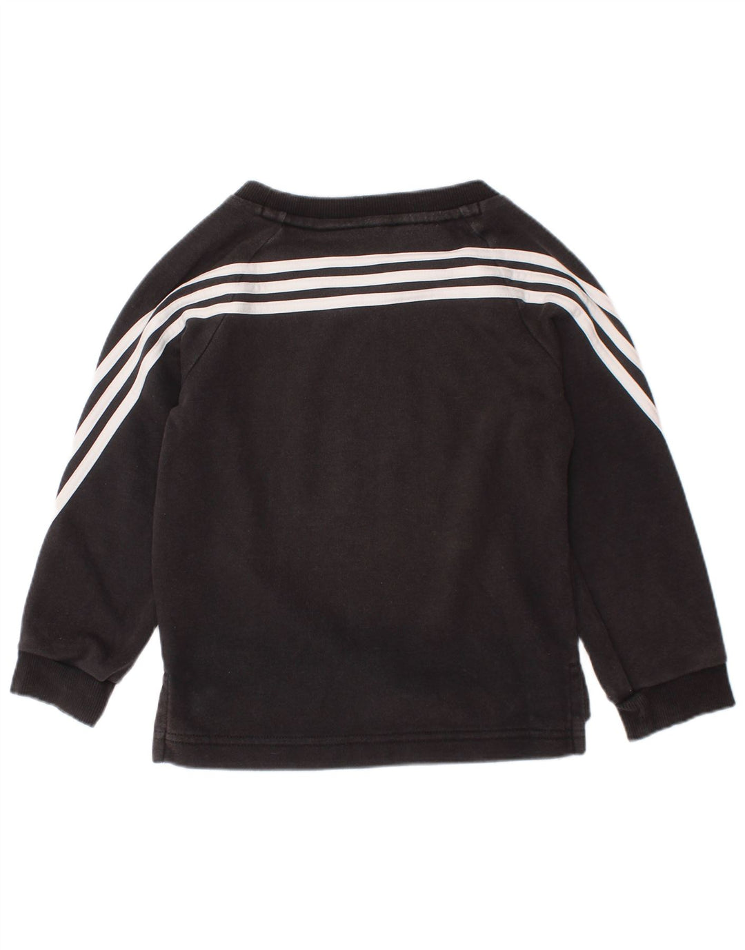 Pulover ADIDAS pentru bebelusi baieti 18-24 luni bumbac negru
